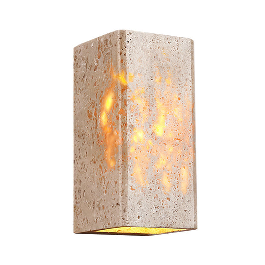 Amman - Travertine Wall Lamp